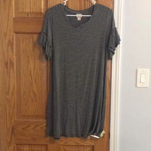 Striped T-Shirt Dress